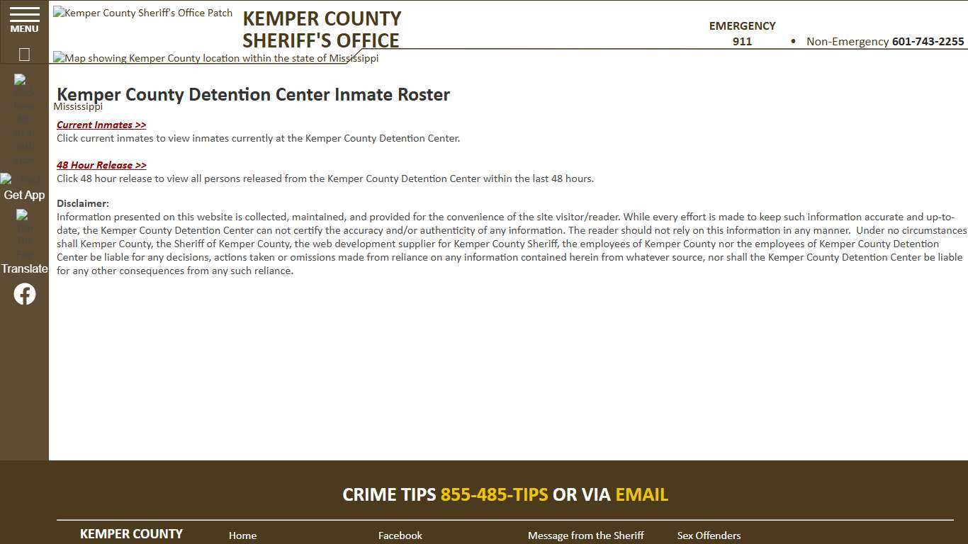 Roster Choose - Kemper County Sheriff MS
